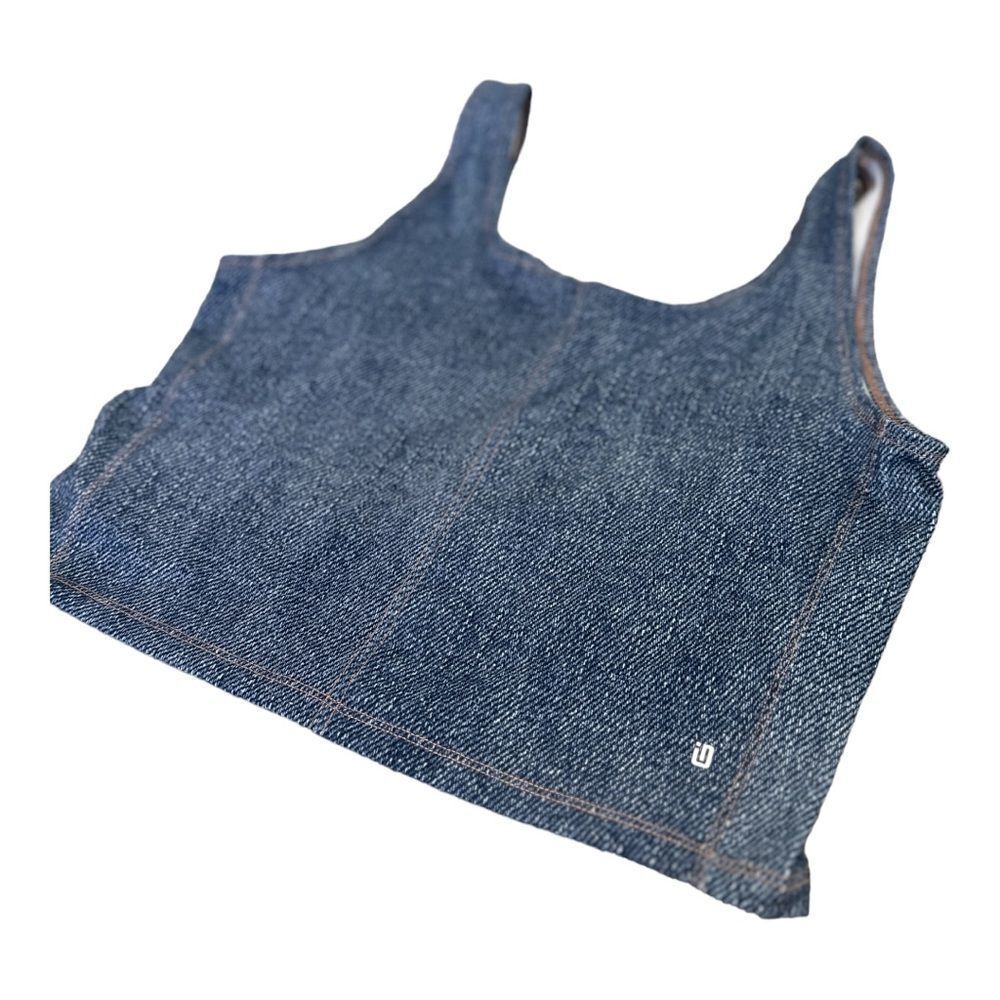 Ideology - Denim Color Crop Tank Top (NWOT) - Picture 2 of 8